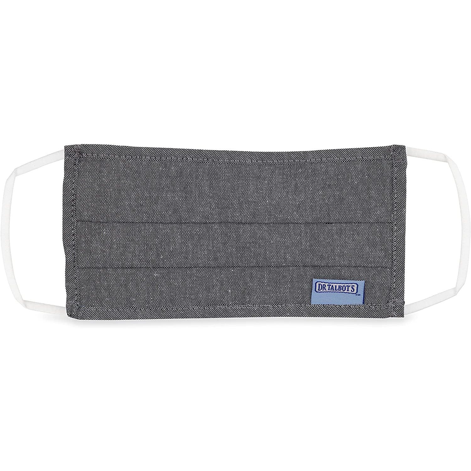 Adult Pleated Cloth Mask - 1 pack - Grey - Dr Talbot's US