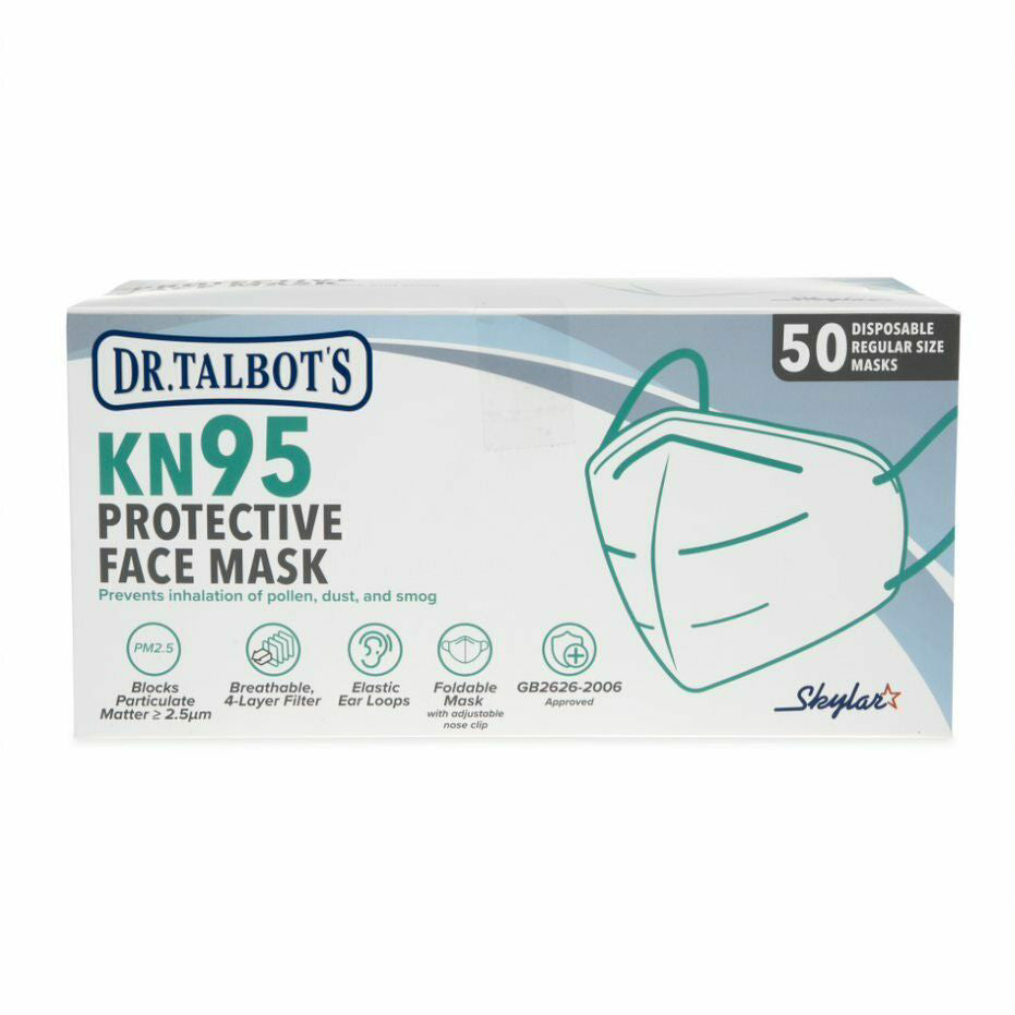 KN95 Cup Style Mask  - 50 Pack - Dr Talbot's US