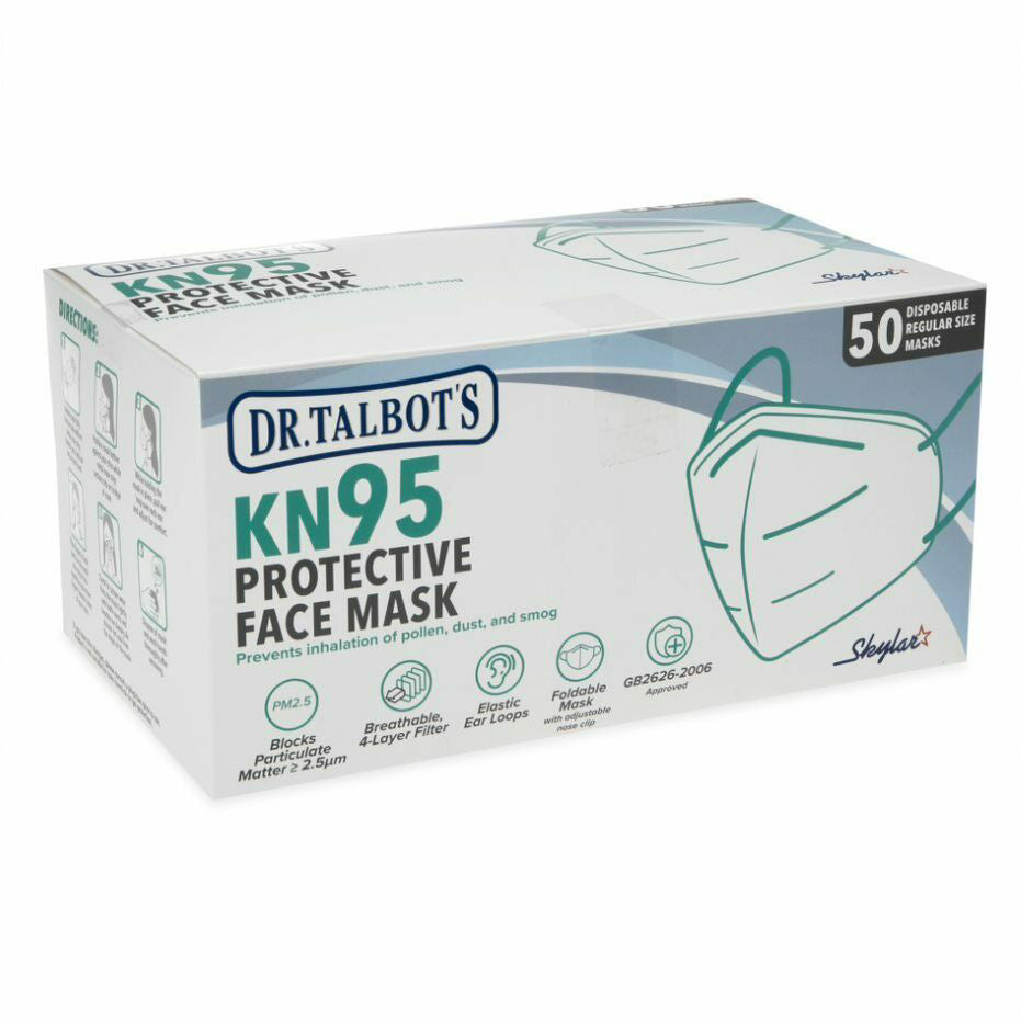 KN95 Cup Style Mask  - 50 Pack - Dr Talbot's US